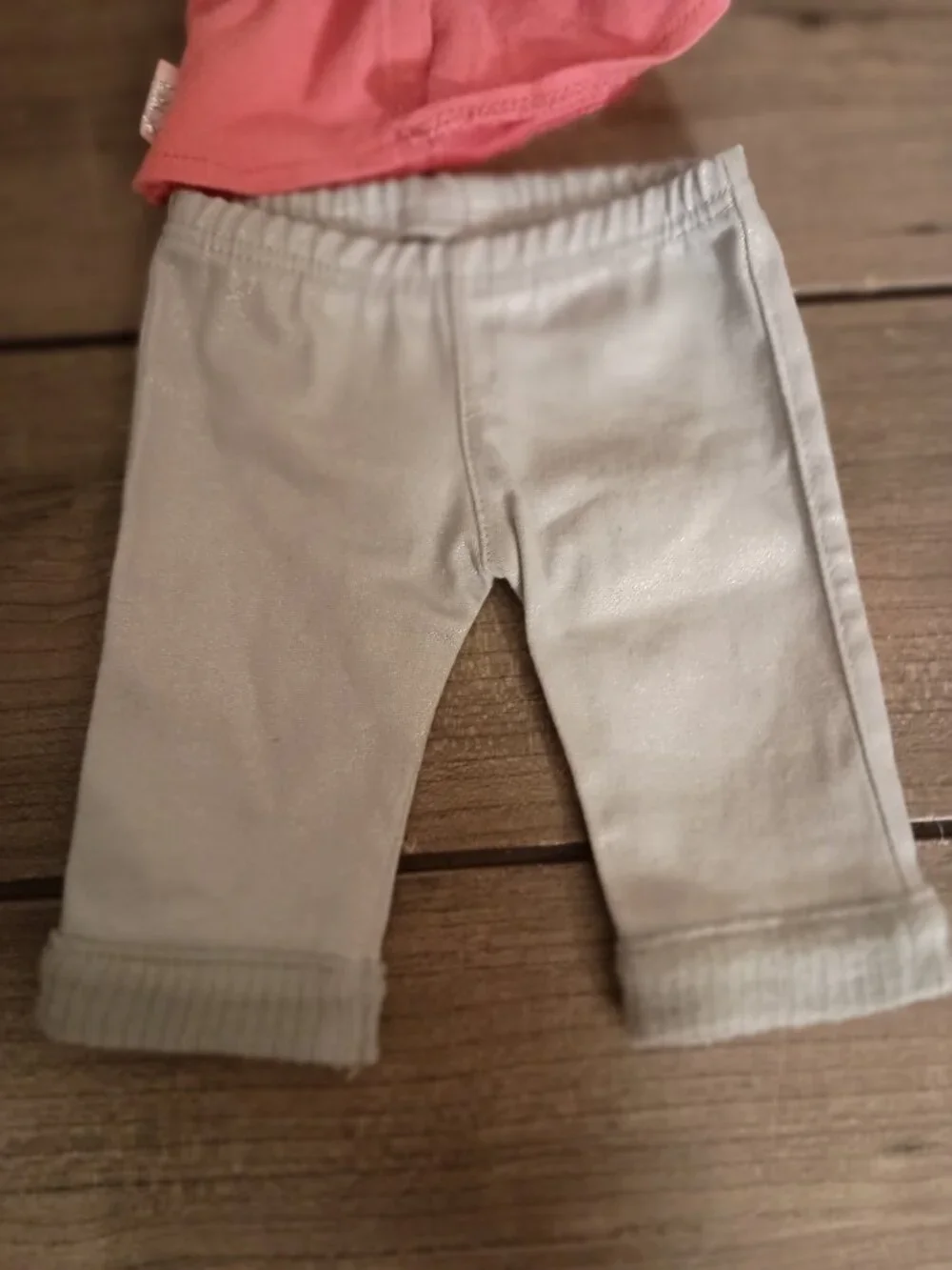 American Girl Doll Isabelle Ballerina Shirt and Sparkly Gray Pants